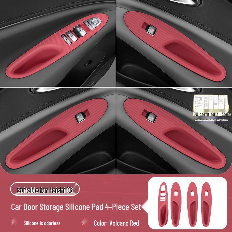 BYD Sea Lion Wireless Charging Silicone Pad & EV Cup Holder Cover for 25 Models