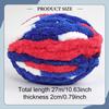 Chunky Wool Yarn Giant Hand Knitting Polyester Plush Blanket Material DIY Rug Yarn for Cushions and Pet Beds