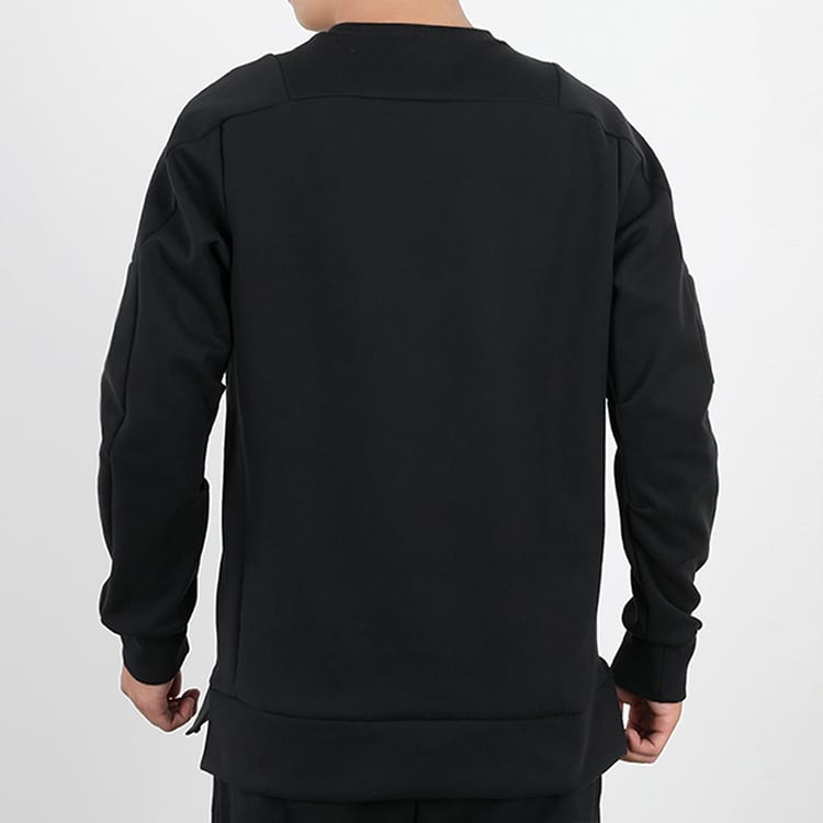 adidas Sweatshirts Men's Black Crew Neck Moderate Regular GM4422