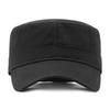 2022 Spring 100% Cotton Leisure Flat Top Hat Men Big Size Black Military Cap Fitted Navy Caps 56-58cm 58-60cm 60-62cm