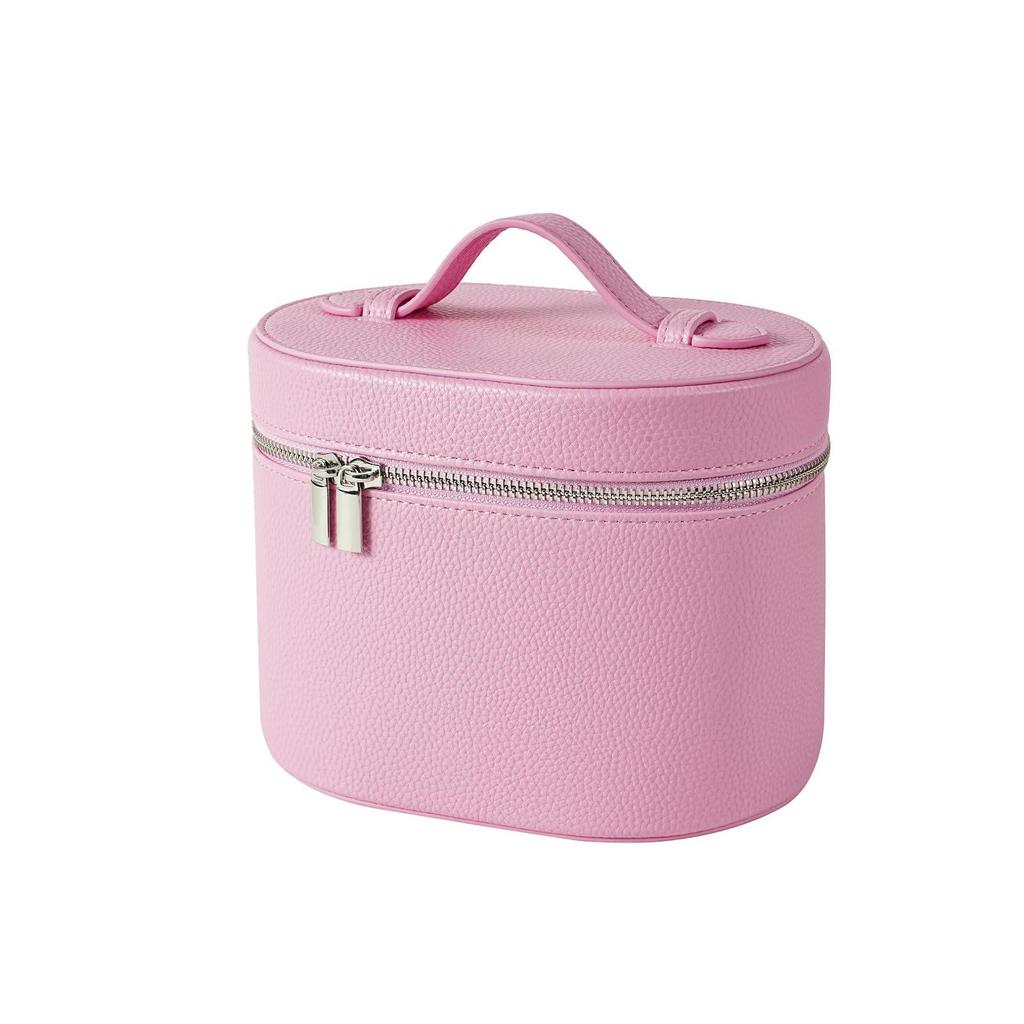 2025 Luxury Portable Makeup Brush Bag - Large Capacity, Waterproof, Double Zipper Cosmetics Toiletry Box