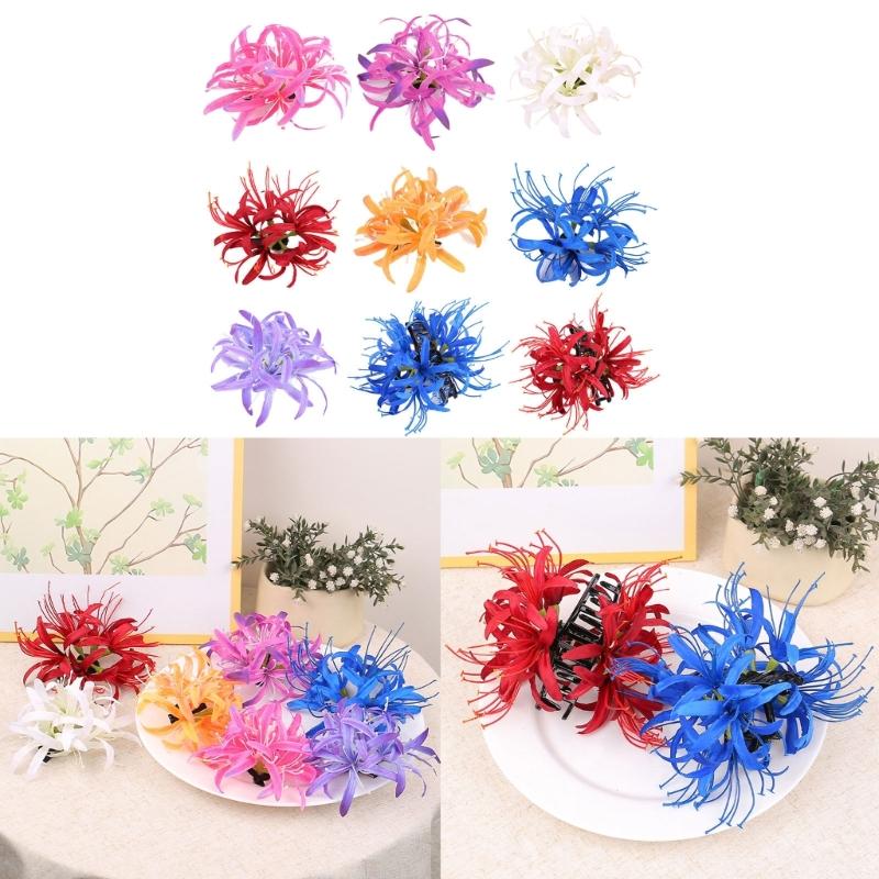 Women Bianan Flower Hairpin Hair Clip Girl Hair Access for Parties Side Clip Hairpins