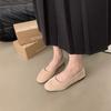 Flat single shoes women's new spring and summer shallow mouth evening shoes one pedal Mary Jane shoes ballet style Doudou shoes