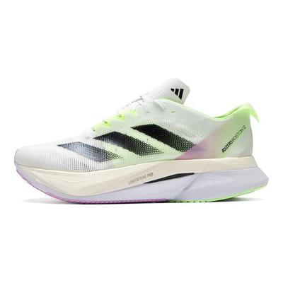 Adizero Boston 12 Cloud White Core Black Green Spark Sneakers IG3321