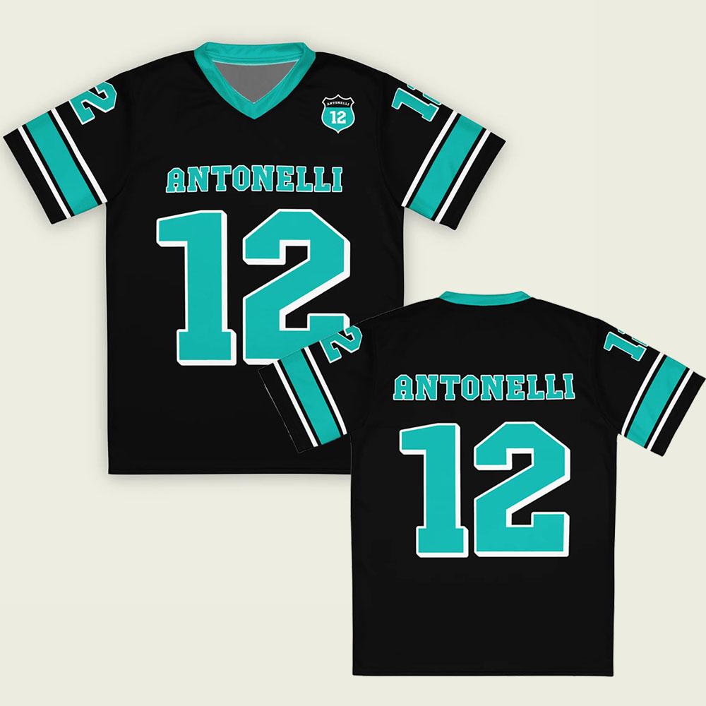 Racer Andrea Nummer 12Kimi Antonelli Trikot V-Ausschnitt Kurzarm T-Shirt 3D-Druck Unisex T-Shirts Oberteil