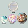 32/44/58mm Project SEKAI Pin for Backpacks Round Plastic Brooches Creative Cartoon Figure Badge Gifts