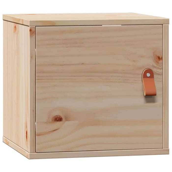 818355 vidaXL Wall Cabinet 31.5x30x30 Cm Solid Pine Wood
