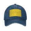 Brick Road Of Yellow Denim Cap Casual Baseball Caps Adjustable Hat Summer Unisex Baseball Hats