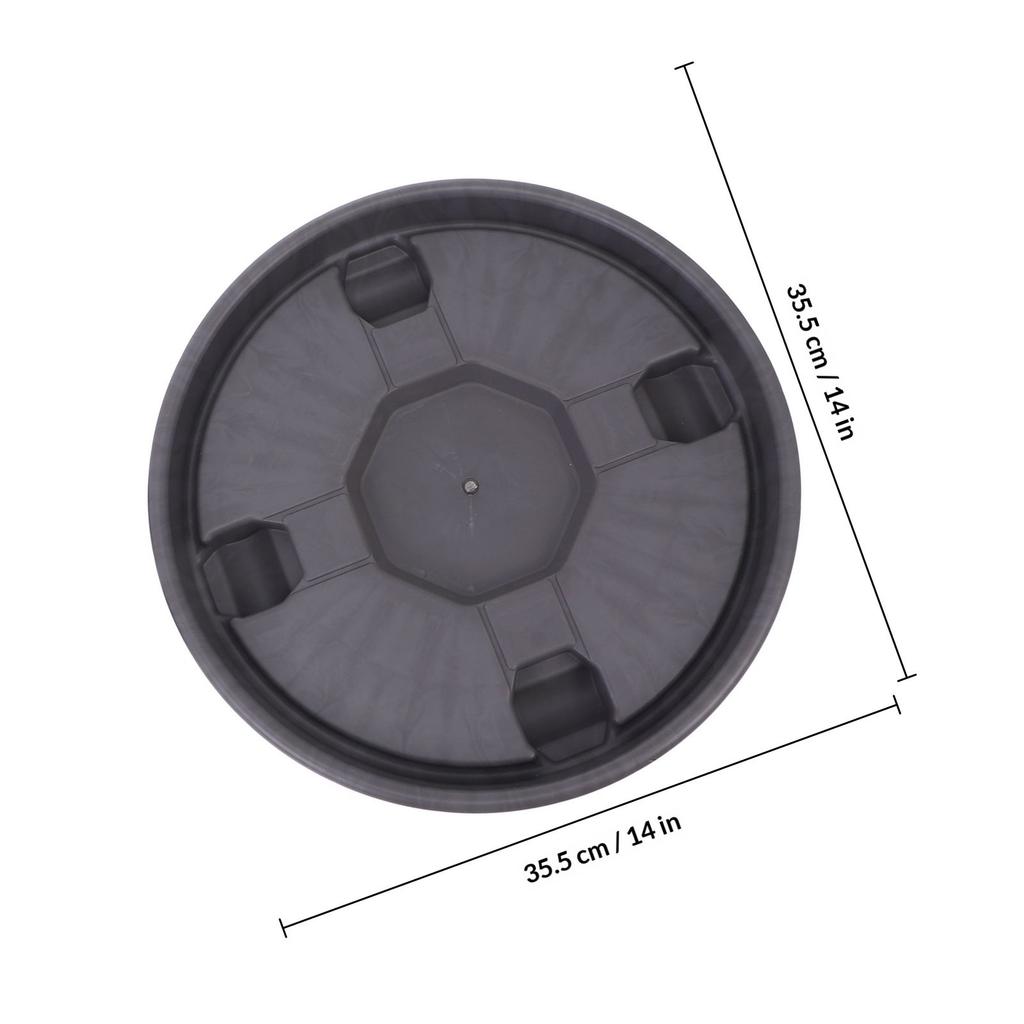 1Pcs Thickened Movable Vase Rack with Smooth Universal Wheels for Heavy Large Flower Pots Plant Pot Tray Round Floor Planter