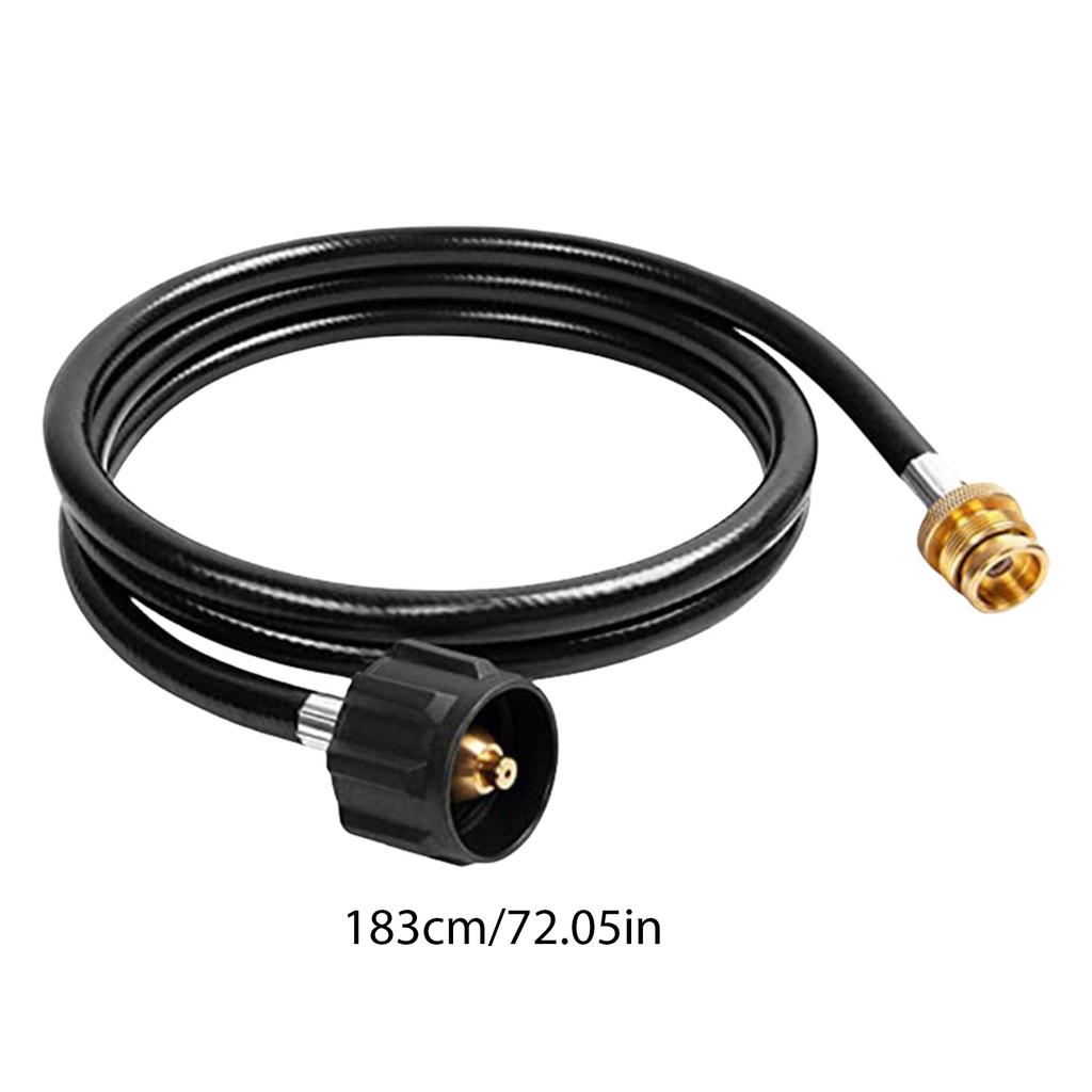 Adaptor Furtun Propan 6 Picioare Convertește 1lb la 20lb pentru Grătar Barbecue în Aer Liber, Aragaz, Plită, Încălzitor, Diverse Utilizări la Picnic