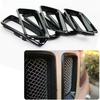 Gloss Black Front Grille Trim Ring Insert Trim For Jeep Grand Cherokee 2014-2016