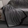 Nordic Ins Style Knitted Blanket Casual Sofa Cover Blanket Plane Office Nap Camping Leisure Soft Shawl Blanket Small Bed Cover