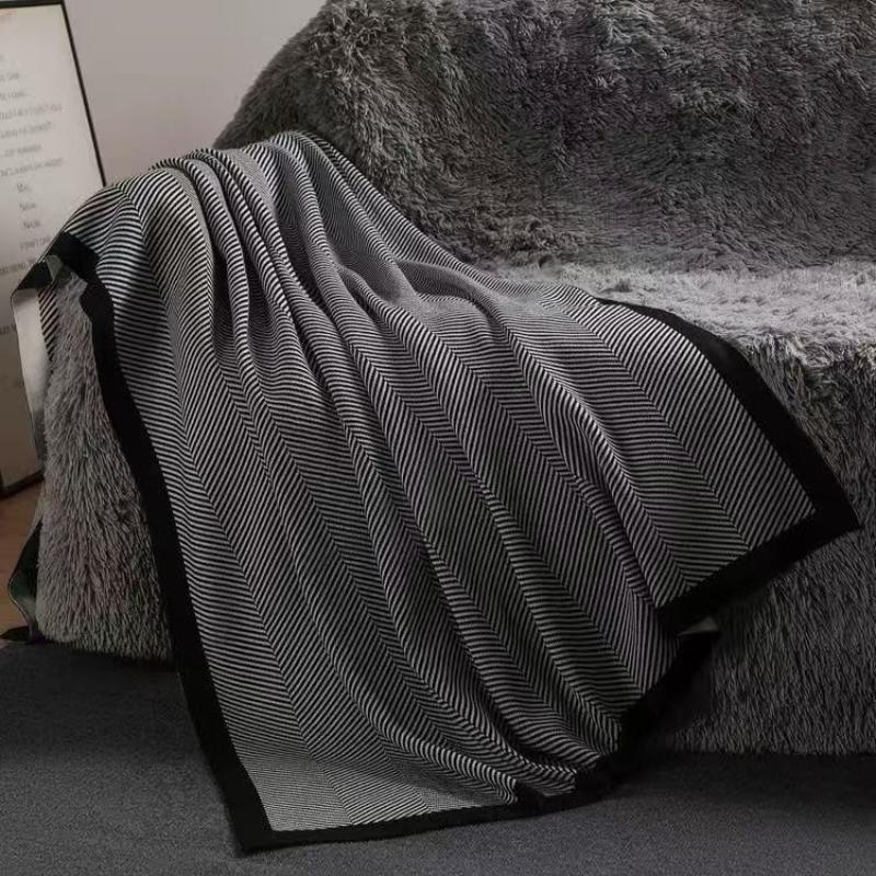 Nordic Ins Style Knitted Blanket Casual Sofa Cover Blanket Plane Office Nap Camping Leisure Soft Shawl Blanket Small Bed Cover