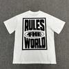 Corteiz Streetwear Graphic Tee Unisex Oversized Cotton T-Shirt Hip Hop Casual Short Sleeve Top