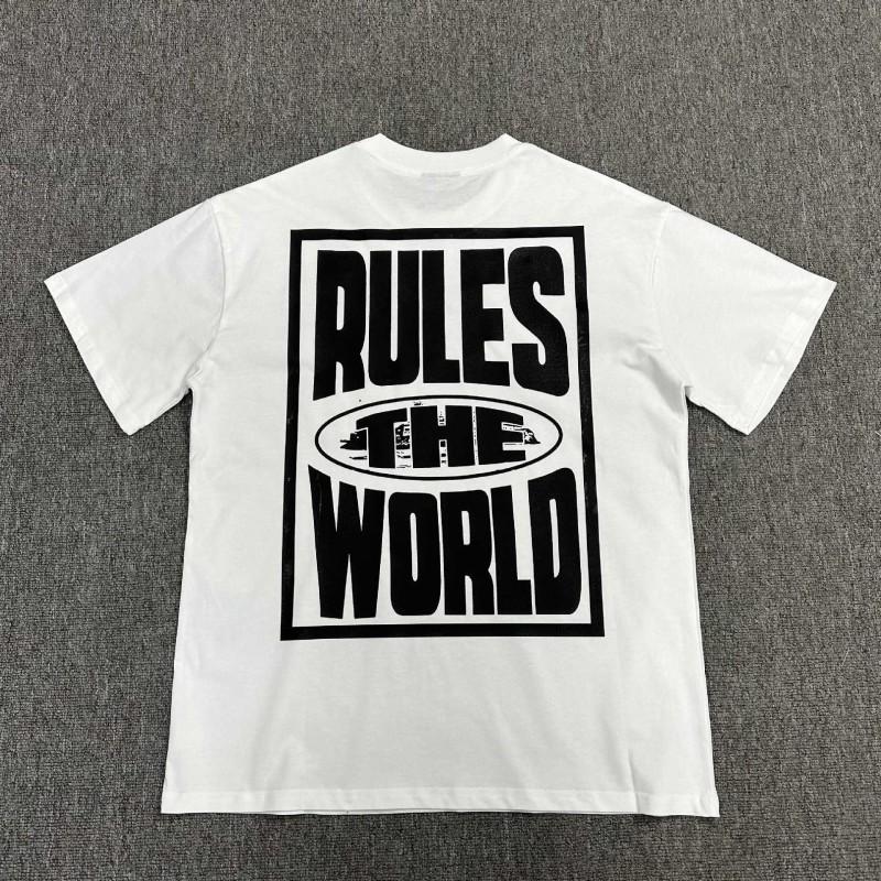Corteiz Streetwear Graphic Tee Unisex Oversized Cotton T-Shirt Hip Hop Casual Short Sleeve Top