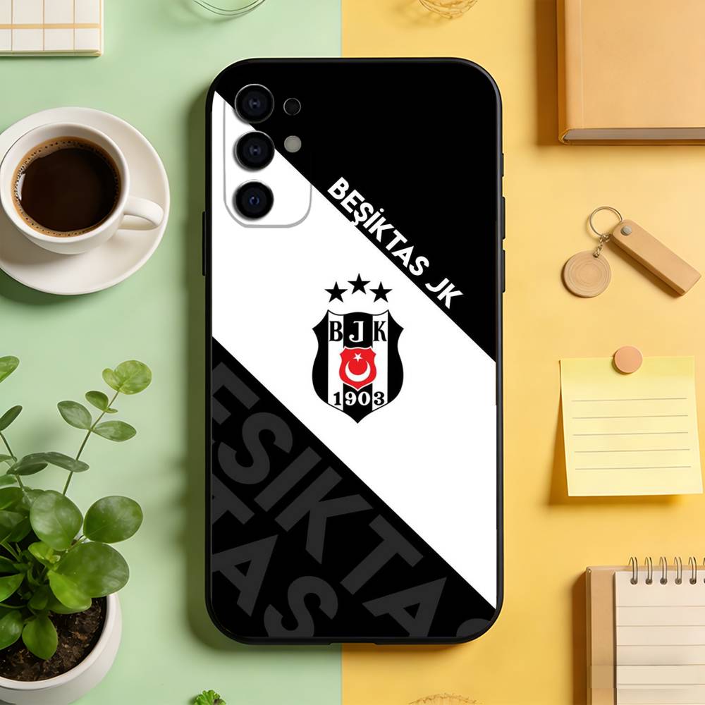 

B-Besiktas B-BJK Logo Phone Case Black Silicone Soft For Samsung S25,S24,S21,S22,S23,S30,Ultra,S20,Plus,Fe,Lite Samsung S22ULTRA5G