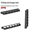 Wall-Mounted Multifunctional Fishing Rod and Lure Holder
