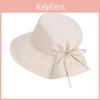 Summer Sun Hat Women Cotton Foldable Wide Brim Floppy Hat For Sun Protection