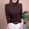 Hot Diamond German Velvet Semi-turtleneck Long Sleeve Bottom Shirt Women's Autumn and Winter New Foreign Style Clothing
