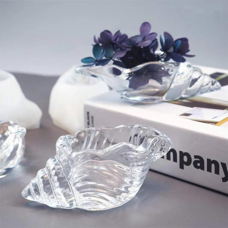 2pcs Conch Shell Resin Mold Conch Jewelry Silicone Mold Epoxy Resin Casting Mold For Diy Crafts Ornaments