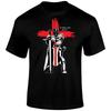 Vintage Knights Templar Graphic T Shirt Men's Cotton Tee Women Summer Oversized Novelty Streetwear Casual Trendy