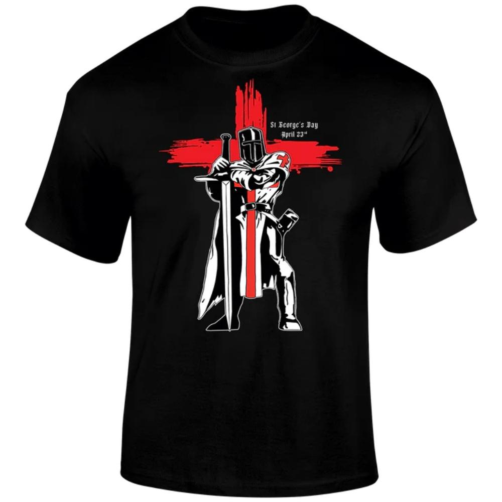 Vintage Knights Templar Graphic T Shirt Men s Cotton Tee Women Summer Oversized Novelty Streetwear Casual Trendy S разноцветный