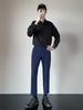 Men's Lightweight Korean Style Slim Fit Casual Suit Pants
