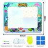 Alfombrilla Mágica para Dibujar con Agua Extra Grande Set de Juguetes para Garabatear con Agua Pizarra Juguetes Educativos para Niños Regalo para Niños Múltiples Tamaños