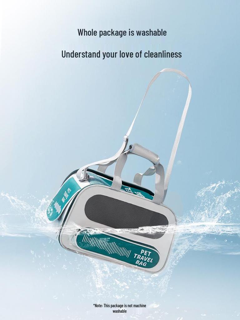 Portable Large Capacity Breathable Pet Backpack - Cat & Dog Space Capsule Bag for Outings