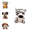 Wholesale Forest Animal Claw Machine Dolls Four Inch Tiger And Lion Plush Toys, Keychain Decorations And Accessories Plush, Pp Cotton, Customizable)