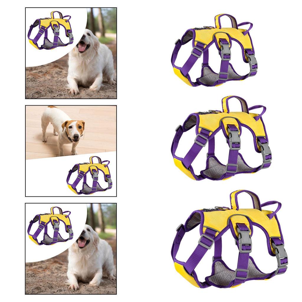 Dog Harness Pet Oxford Vest Reflective Night Visibility Trip Lightweight Pet Vest Harness for Medium Small Dog Pet Accessories