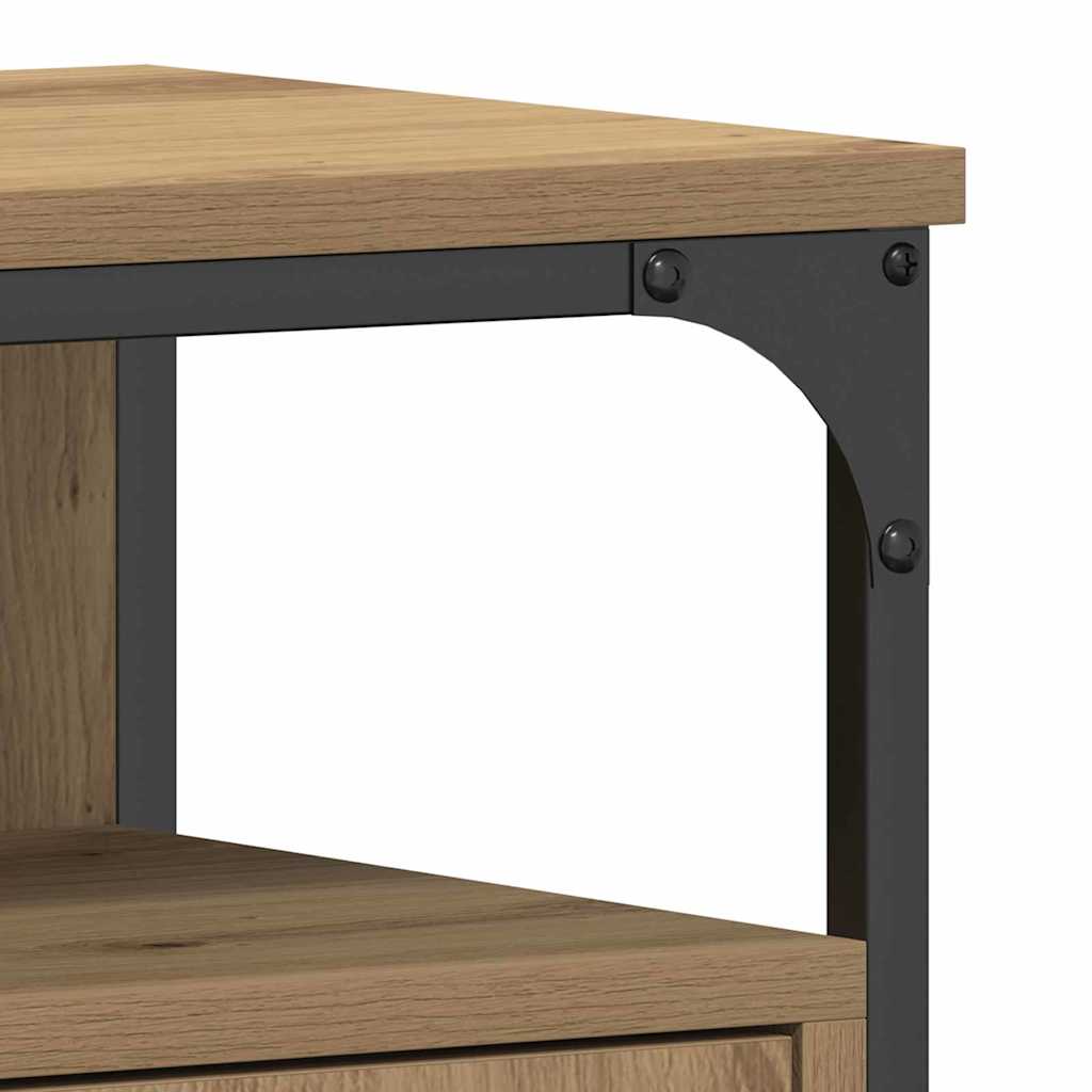 Artisan Oak Washbasin Cabinet 80 x 30 x 60 cm Engineered Wood