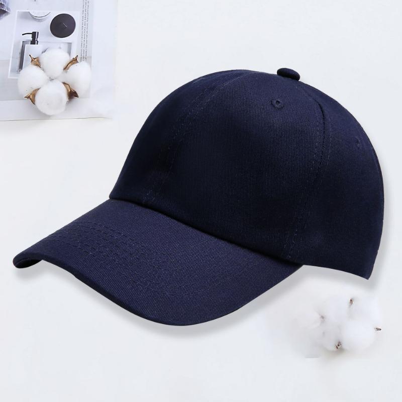 Soft top baseball hat Versatile sunscreen women's and men's caps Small batch printing embroidery