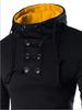 Men's Brushed Slim Fit Hooded Sweatshirt & Pullover Set