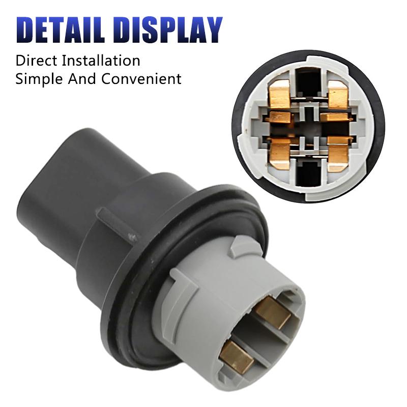 2pcs Light Bulb Socket Base Turn Signal Lamp Socket Connector Bulb Socket Base For Dodge Ram 1500 2500 3500 2011 2012 68083021AA