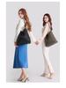 Large Capacity Lychee Grain Crossbody Tote Bag