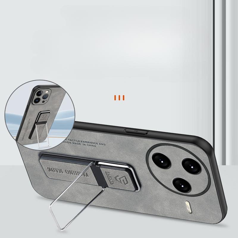 Pentru Redmi K80 Pro K 80 Piele de Oaie Husă Armură Antișoc pentru Cameră pentru Xiaomi Redmi K80Pro Bumper Mat Suport Magnetic Stand Husă de Protecție