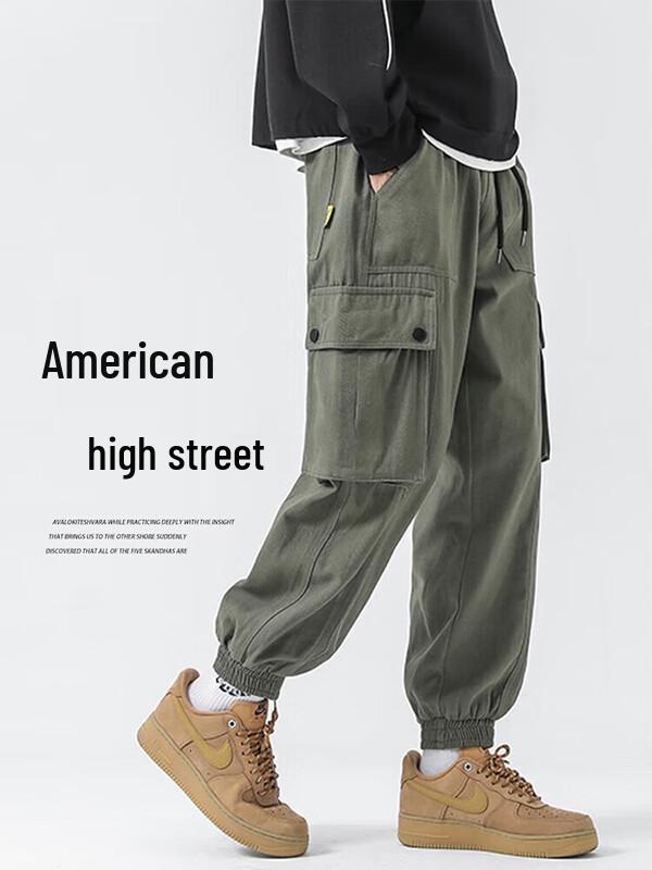 

Dingfengbaoluo Men s Tapered Cargo Jogger Pants