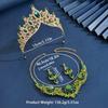 Ladies' Fashion Design Crown Necklace Earrings Jewelry Set Suitable for Wedding, Party, Festival Gifts