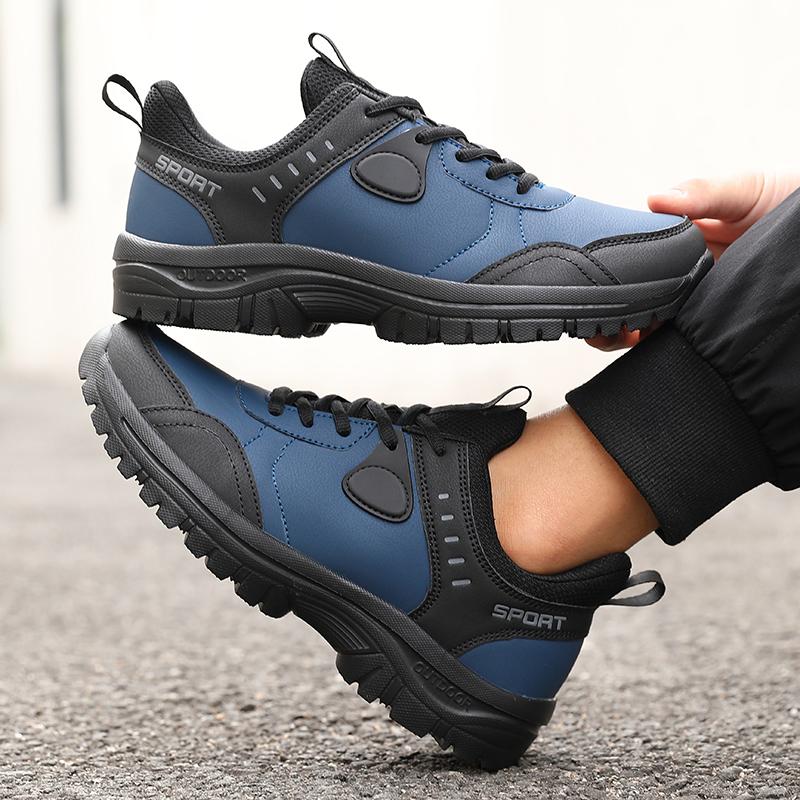 New Men Running Shoes Male Breathable Work Sneakers Anti-slip Breathable Men's Walking Shoes Lace Up Soft Casual Sneakers