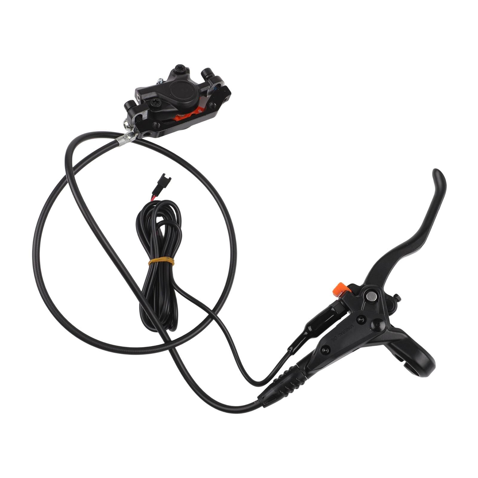 

Hydraulic Disc Brake Aluminum Alloy E-Bike Electric Cable 180mm Left-rear Useful Right front