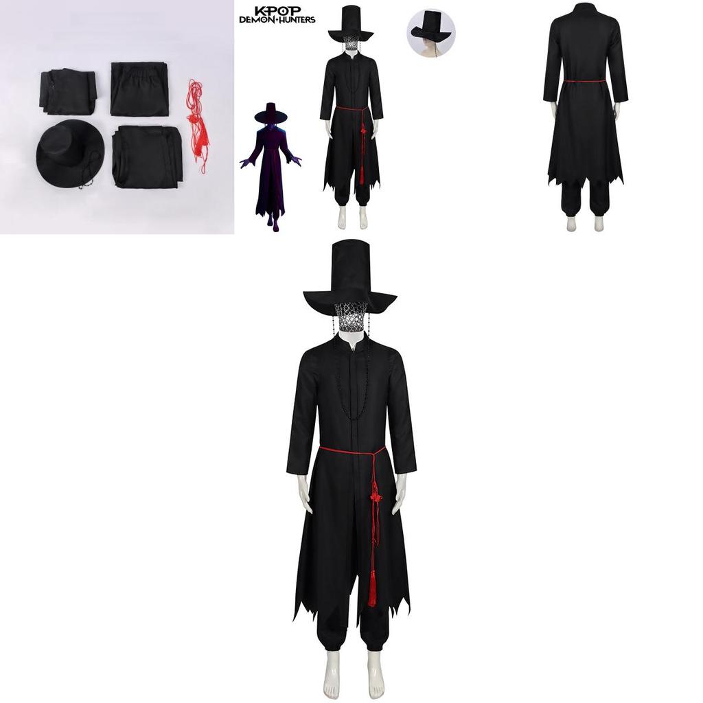 Kpop Demon Hunters Demon Girl Group Cosplay Costume With Polyester Fabric For Anime Role Play