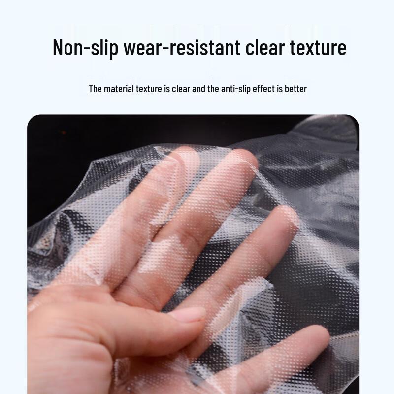 Huachen Thickened Transparent PE Film Gloves: Disposable Hygiene, Beauty, Catering, Household Care, and Protective Inspection Gloves