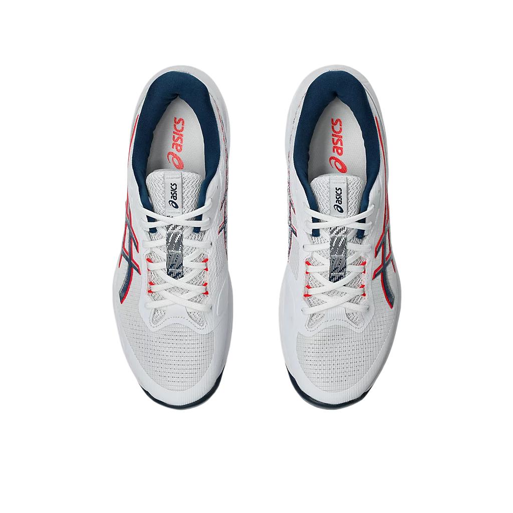 New Asics Netburner Ballistic FF Low Top Training Shoes Men's Gray White 1051A088-101