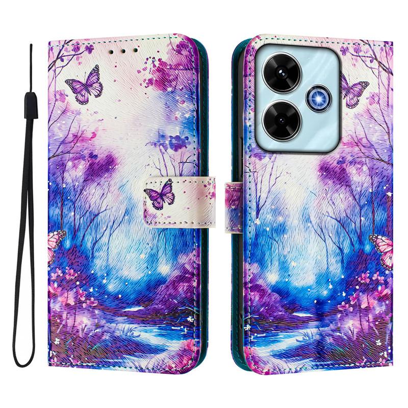 Luxury Flip Leather Case For Xiaomi Redmi 13 5G Flip Cover On For Xiomi Redmi 13 4G Redmi13 Wallet Bags Flower Cases Etui 2025