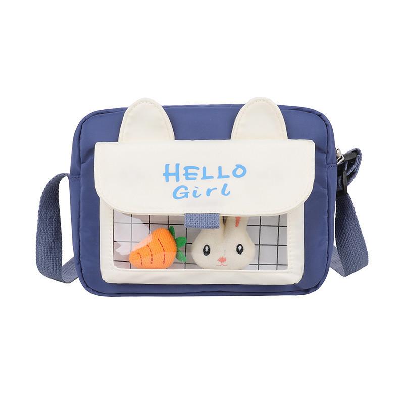 Canvas Mini Crossbody Bag For Women With Zipper Closure And Inner Pocket For Daily Use