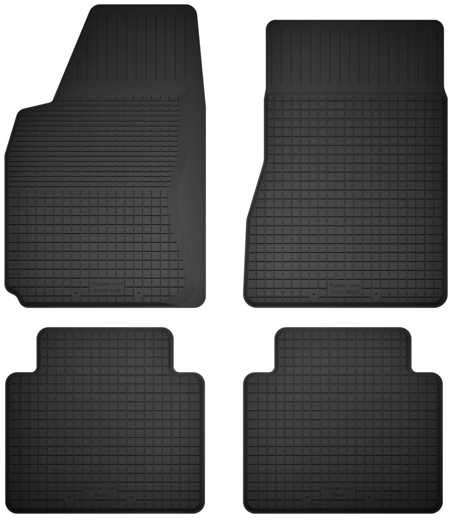 Universal Rubber Car Floor Mats, For Chrysler Sebring I Cabrio, Sedan (1995-2001)