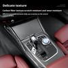 Car ABS Carbon Fiber Car Gear Panel Cover Interior Kit Trim For BMW 3 Series 4 Series G20 G21 G22 2020-2025 Stickers Accessoires