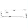 Engineer Ceramic Tweezer PTZ-51/61-0411-28 Silver