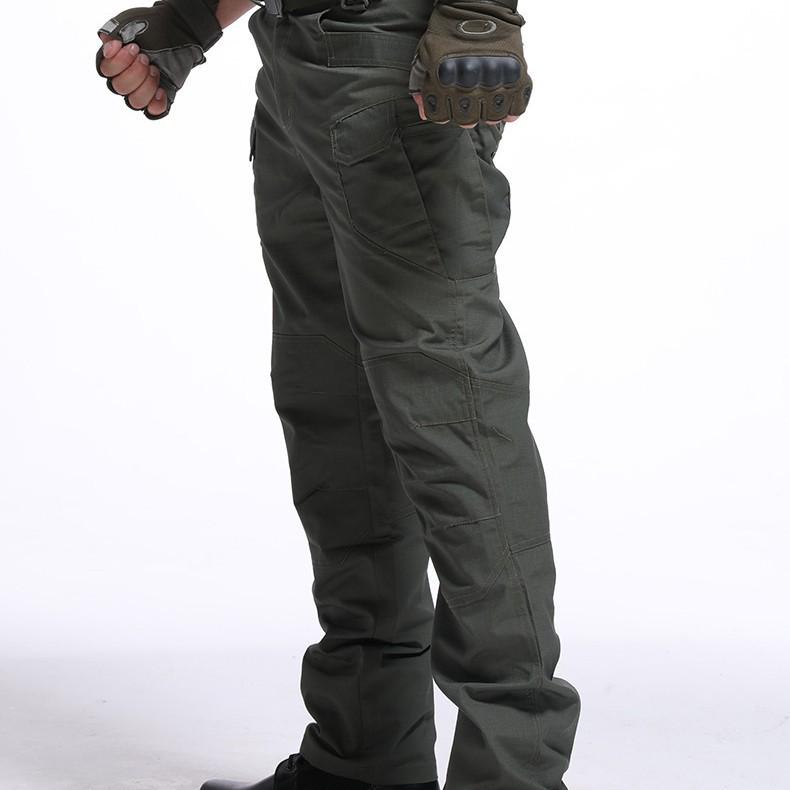 Plaid Scratch-Resistant Waterproof Tactical Cycling and Mountaineering Pants for Men